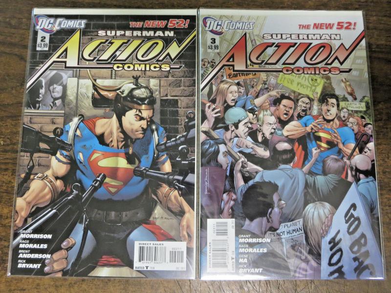 ACTION COMICS #0-8, 10-18 + Annual 1 Superman DC Comics Books New 52 VF-NM B&B