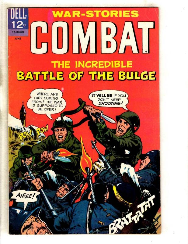 War Stories Combat # 20 VF- Dell Silver Age Comic Book Army Navy 1966 JL11