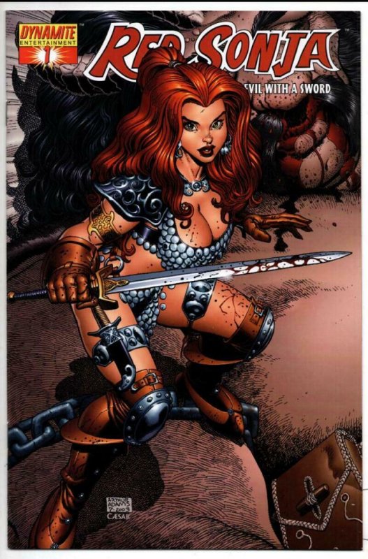 RED SONJA #1, She-Devil with a Sword, NM, 2005, Arthur Adams Cover