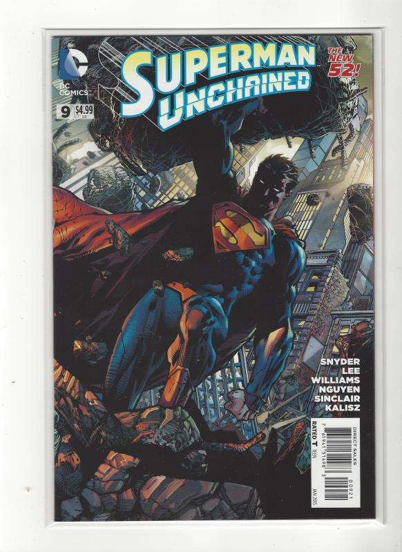 Superman Unchained #9  DC Comics New 52 JIM LEE Variant NM