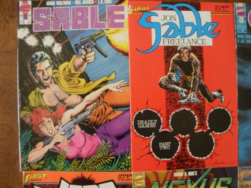 6 FIRST Comic: SABLE #13 FREELANCE #18 NEXUS #60 SHATTER #1 CORUM #4 WARP #4