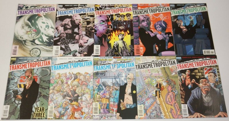 Transmetropolitan #1-60 VF/NM complete series Warren Ellis Darick Robertson 2nd 