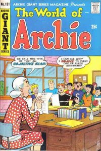 Archie Giant Series Magazine #151 FN ; Archie | 1968 World of Archie