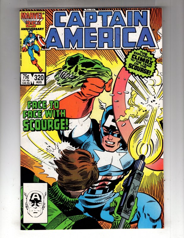Captain America #320 (1986) VF+     / ID#21