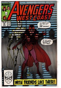Avengers West Coast #47 (1989) Marvel Comcs VF-
