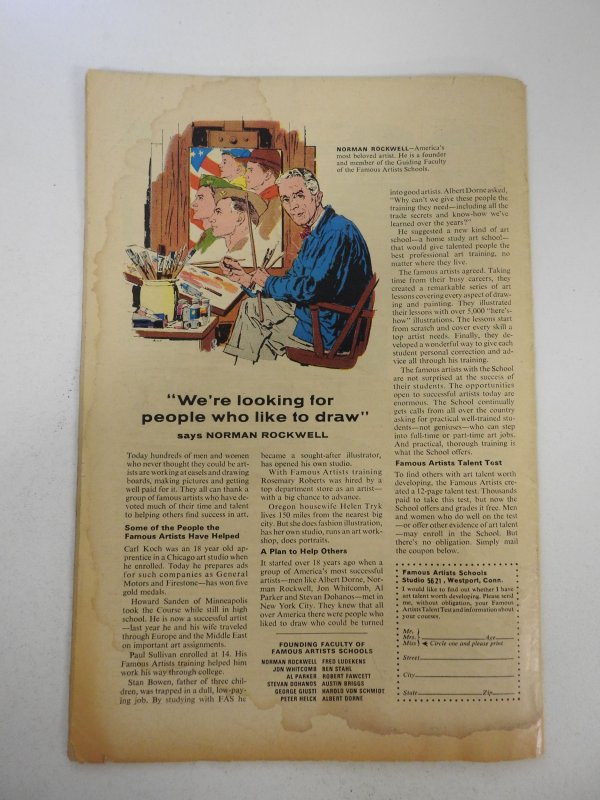 Strange Tales #164 (1968) GD/VG Condition moisture damage