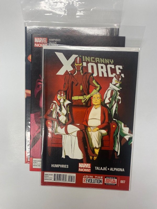 3 Uncanny X-Force Marvel Comics #7 8 9 X-Men Storm 91 KM2