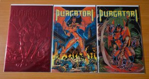 Purgatori: The Vampires Myth 1-3 Complete Set Run! ~ NEAR MINT NM ~ 1996 Chaos