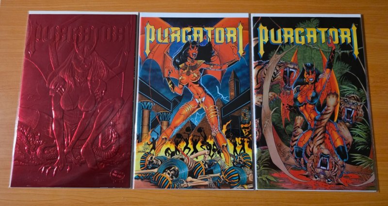 Purgatori: The Vampires Myth 1-3 Complete Set Run! ~ NEAR MINT NM ~ 1996 Chaos