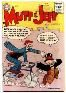 Mutt and Jeff #84-- 1956-- Bud Fisher-- DC--Comic book