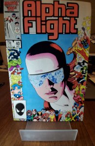 Alpha Flight #40 (1986) VG/FN 25th anniversary cover