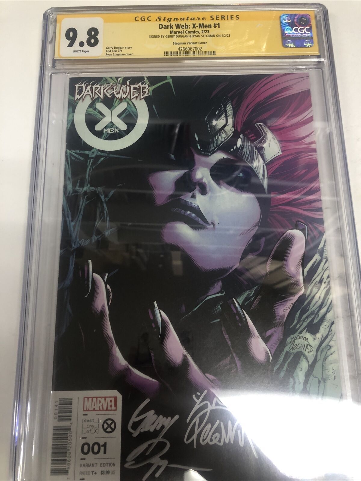 Dark Web: X-Men (2023) #1 (CGC 9.8 SS) Signed By G. Duggan & R