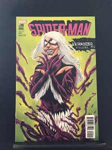 Spider-Man #20 Venomized Black Cat variant cover