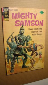 MIGHTY SAMSON 28 *SOLID COPY* GOLD KEY 1975 POST APOCALYPTIC 