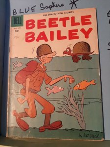 DELL COMICS . BEETLE BAILEY #7 . Golden Age. 1956. SEE PICS