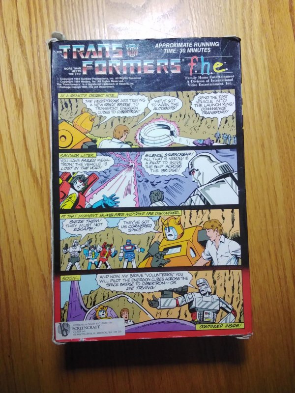 Transformers vol. 7 VHS