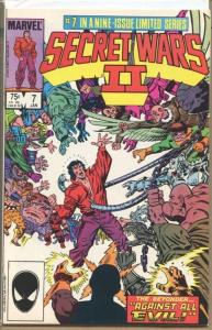 SECRET WARS II #7, VF/NM, Vulture, Dr Doom, Beyonder, 1985, more Marvel in store