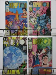 WORLD OF KRYPTON (1988) 1-4  BYRNE, MIGNOLA