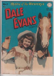 Dale Evans Comics #1 (Sep-48) VF+ High-Grade Dale Evans, Bullet