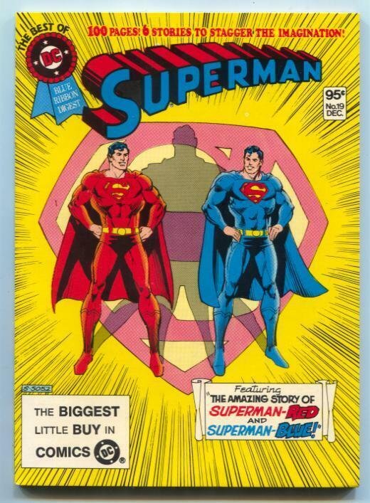 Best Of DC #19 1981- Superman- Red & Blue- DC DIGEST - NM