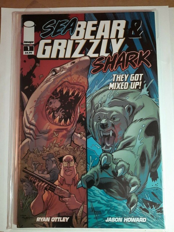 Sea Bear and Grizzly Shark (2010) #1 NM-  Ryan Ottley  Jason Howard  Image