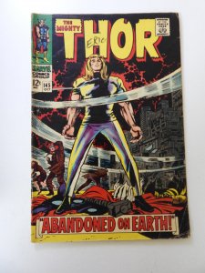 Thor #145 (1967) VG- condition