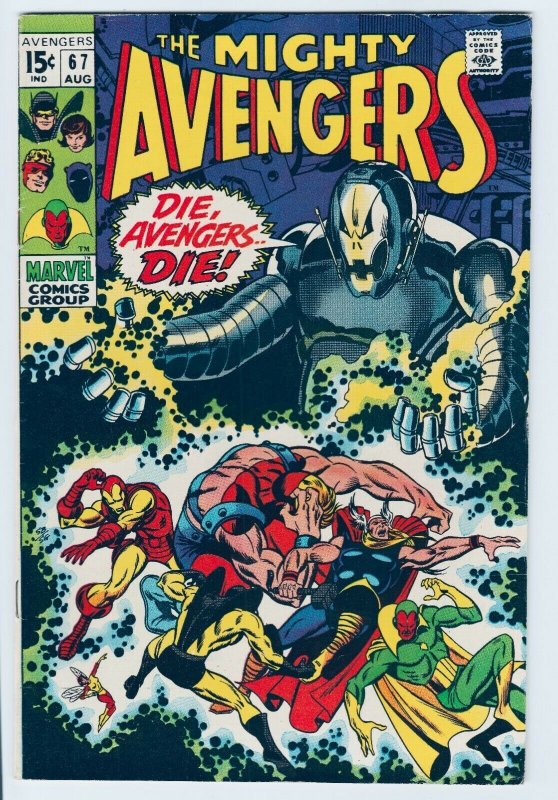 The Avengers #67 (1969) VF/NM