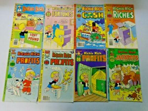 Richie Rich Harvey Comic Lot 35¢ Covers 50 Different Average 5.0