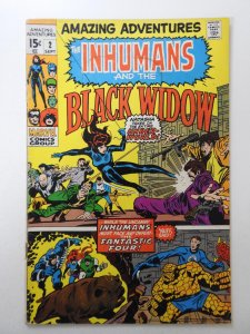 Amazing Adventures #2  (1970) Black Widow and Inhumans! VG- Condition!