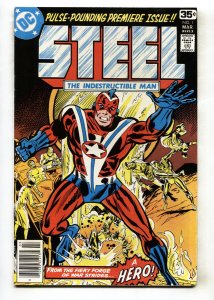 Steel, The Indestructible Man #1--1978-- DC--comic book--VF/NM