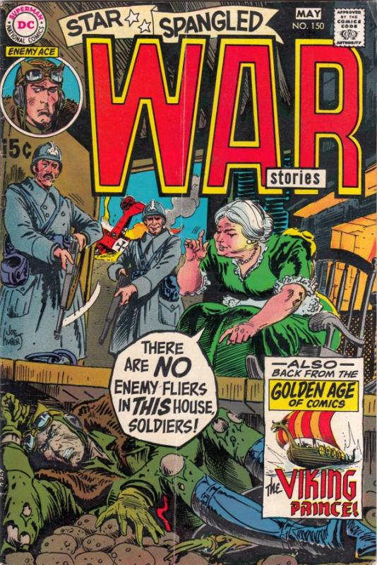 Star Spangled War Stories #150 (May-70) FN- Mid-Grade Enemy Ace