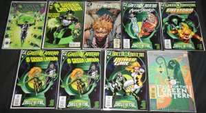 Modern DC GREEN LANTERN 9pc Count Mid Grade Comic Lot FN-VF JLA