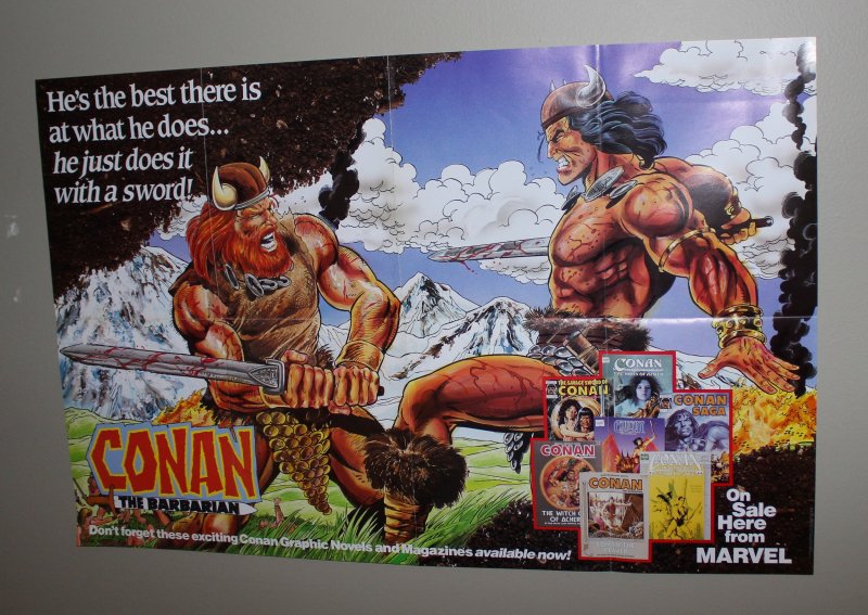 Conan The Barbarian Promo Poster / Mint / 1990