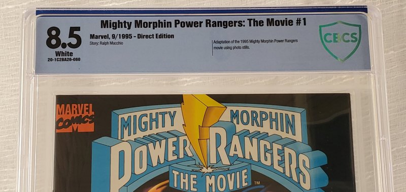 New CBCS Slabs! Mighty Morphin Power Rangers: The Movie - CBCS 8.5