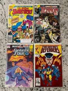 4 Comic Books Secret Defenders 1 Marvel Tales 1 Terror 1 Slapstick 1 NM 51 J801 