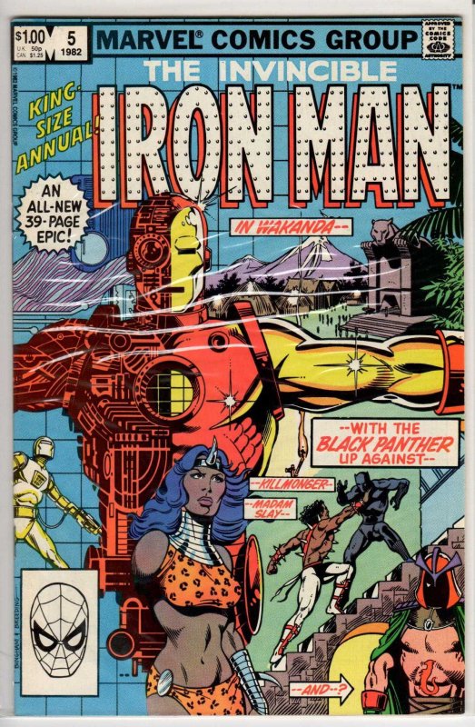 Iron Man Annual #5 (1982) 9.2 NM-