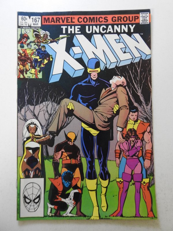 The Uncanny X-Men #167 (1983) Sharp Fine+ Condition!