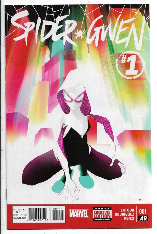 Spider-Gwen #1 9.2 or 9.4 1st Solo Appearance Marvel Comics  n184x 