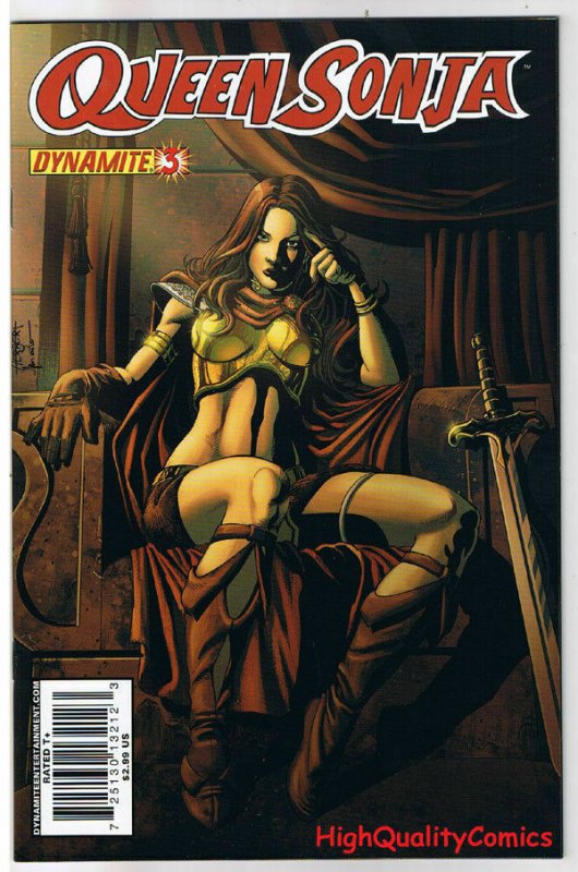 QUEEN RED SONJA #3, NM-.She-Devil, Jackson Herbert, 2009, more RS in store