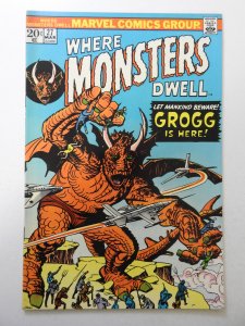 Where Monsters Dwell #27 (1974) VF- Condition!