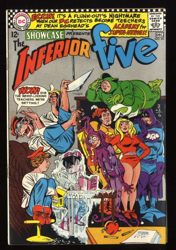 Showcase #65 FN 6.0 DC Comics 1st Inferior Five!