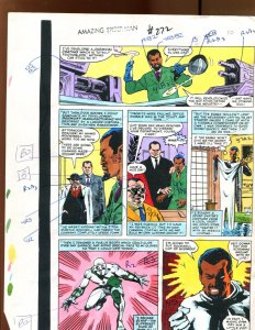 Amazing Spider Man #272 p.10 Color Guide Art - 1986 Art by Kyle Baker