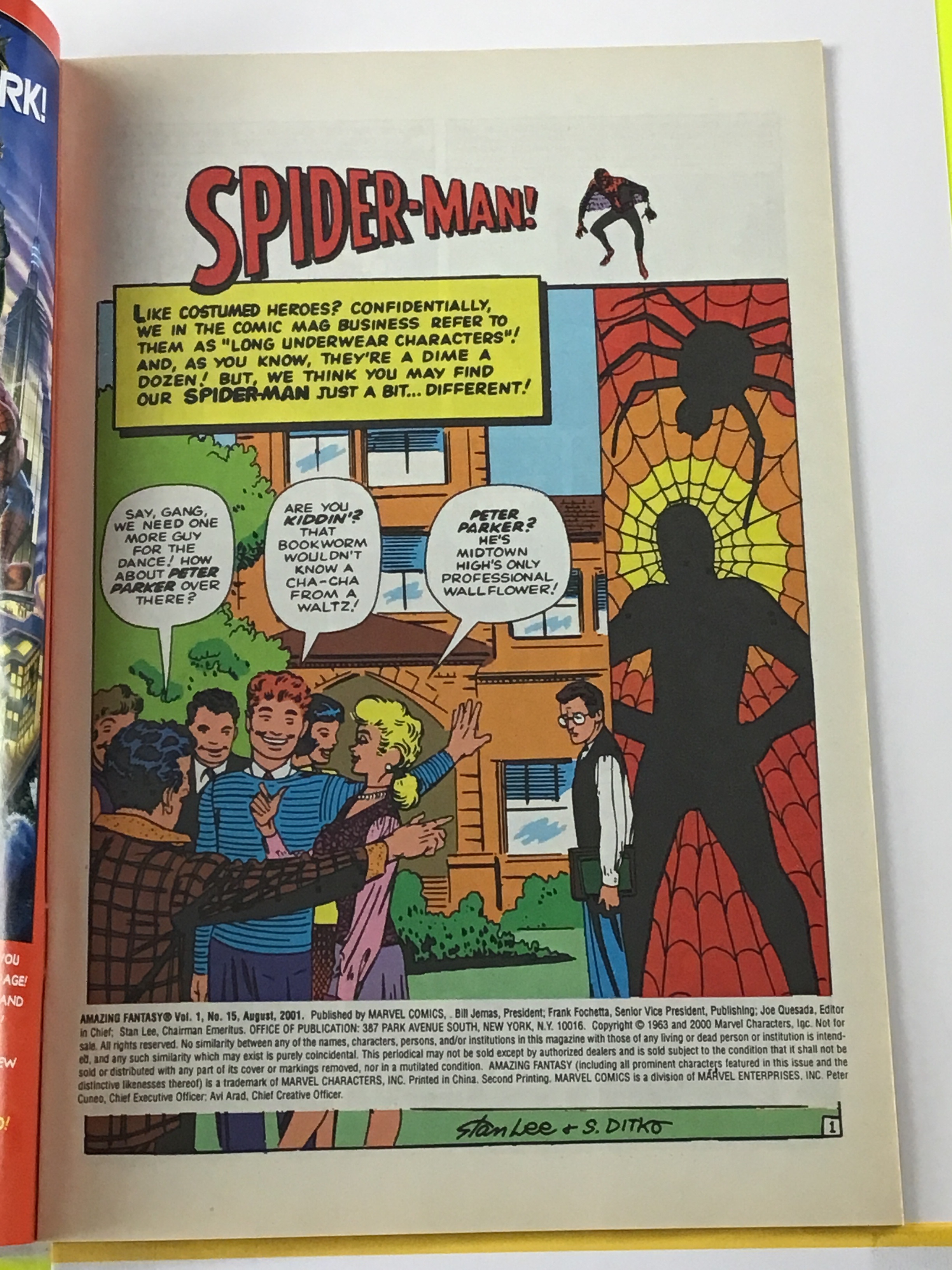 Amazing Fantasy 15 Facsimile Edition (2019) Comic Books Modern