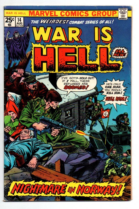 War Is Hell #14 Nightmare In Norway - 1975 - VG