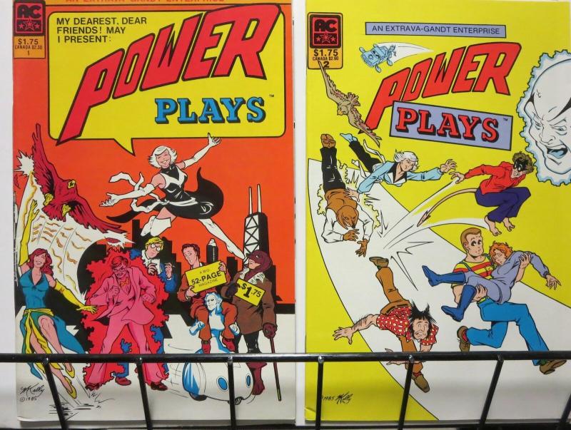 POWER PLAYS (1985 AC) 1-2 THE SET!