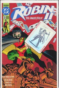 Robin II: The Joker's Wild! #3 Rooftop Cover (1991)