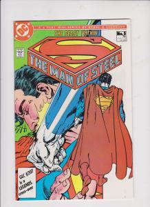 SUPERMAN THE MAN OF STEEL LOT OT 7  V1 #1 THRU 6 + COLLECTORS EDITION 1986