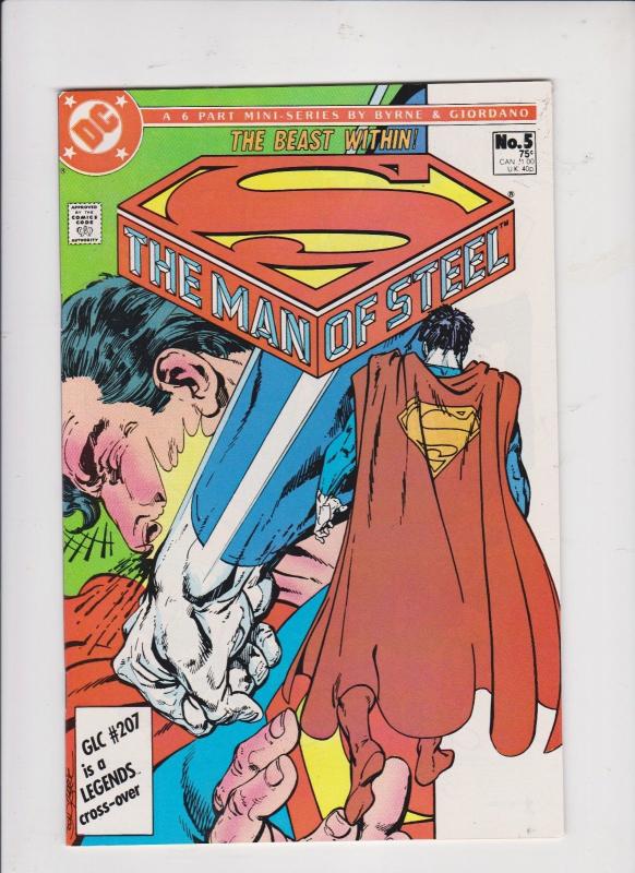  SUPERMAN THE MAN OF STEEL LOT OT 7  V1 #1 THRU 6 + COLLECTORS EDITION 1986