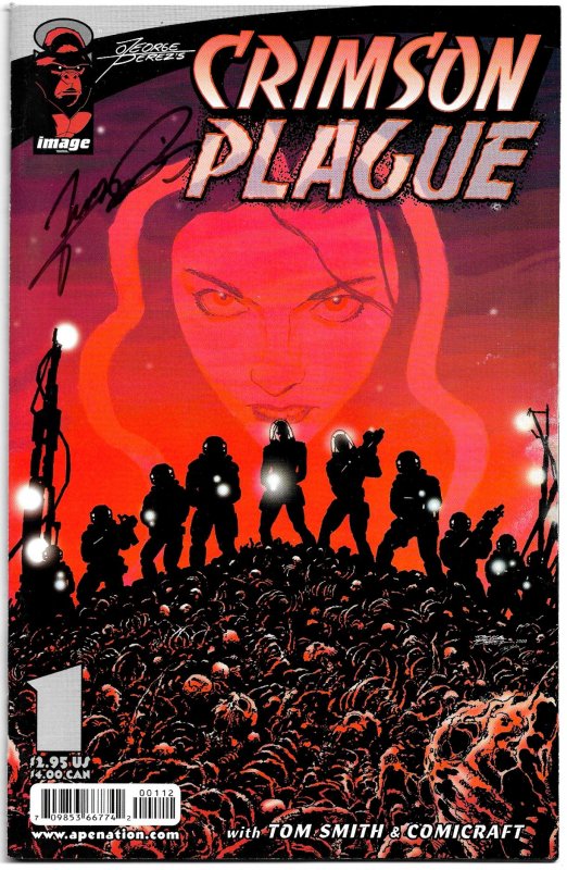 Two CRIMSON PLAGUE #1 Issues by Maestro George Pérez - Image Comics #1 Signed!