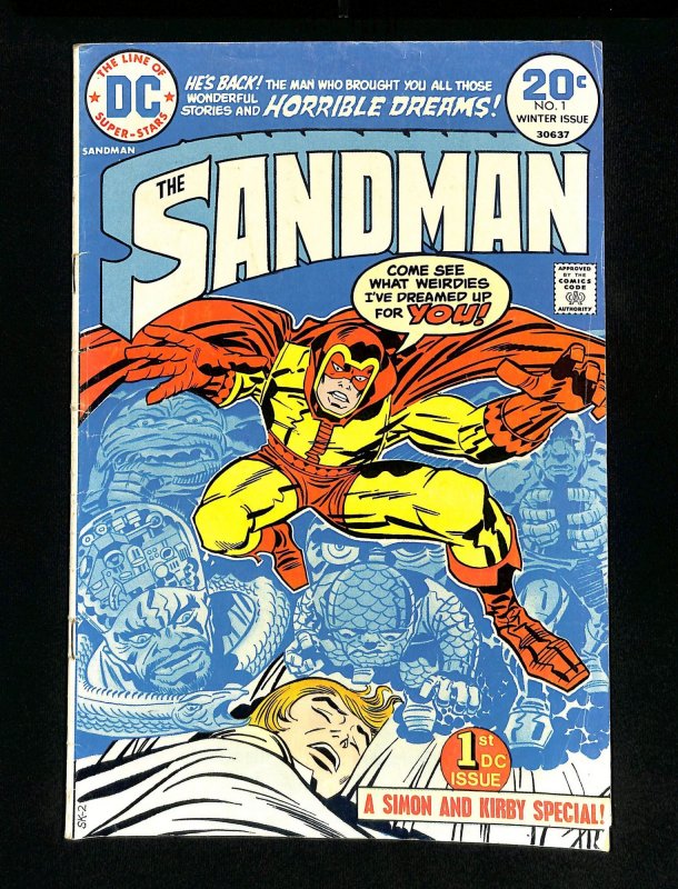 Sandman #1 1st Bronze Age Sandman! Jack Kirby Cover Art!